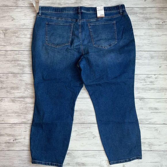 Wonderly High Rise Pull On Skinny Crop Jeans Size 24W NWT - Picture 5 of 6
